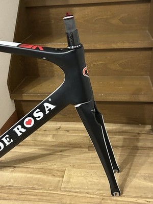 DE ROSA SK Pininfarina Frame Set Carbon Road Bike Used Size 56