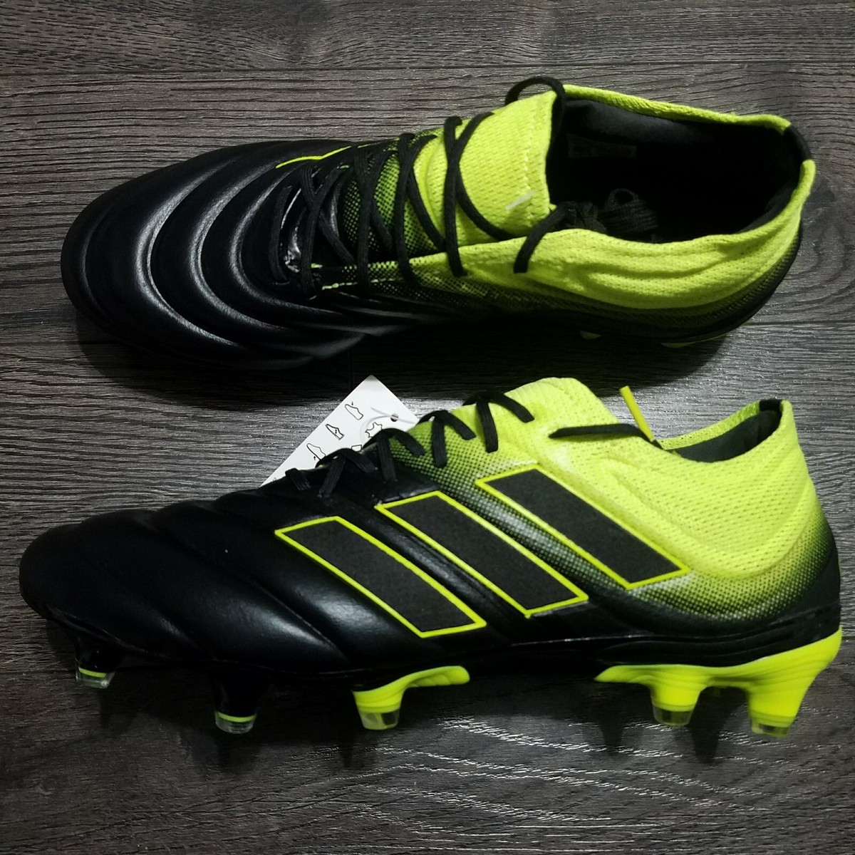 ADIDAS COPA 19.1 FG Soccer Cleats Shoes Boot Spike Mens 7 Black