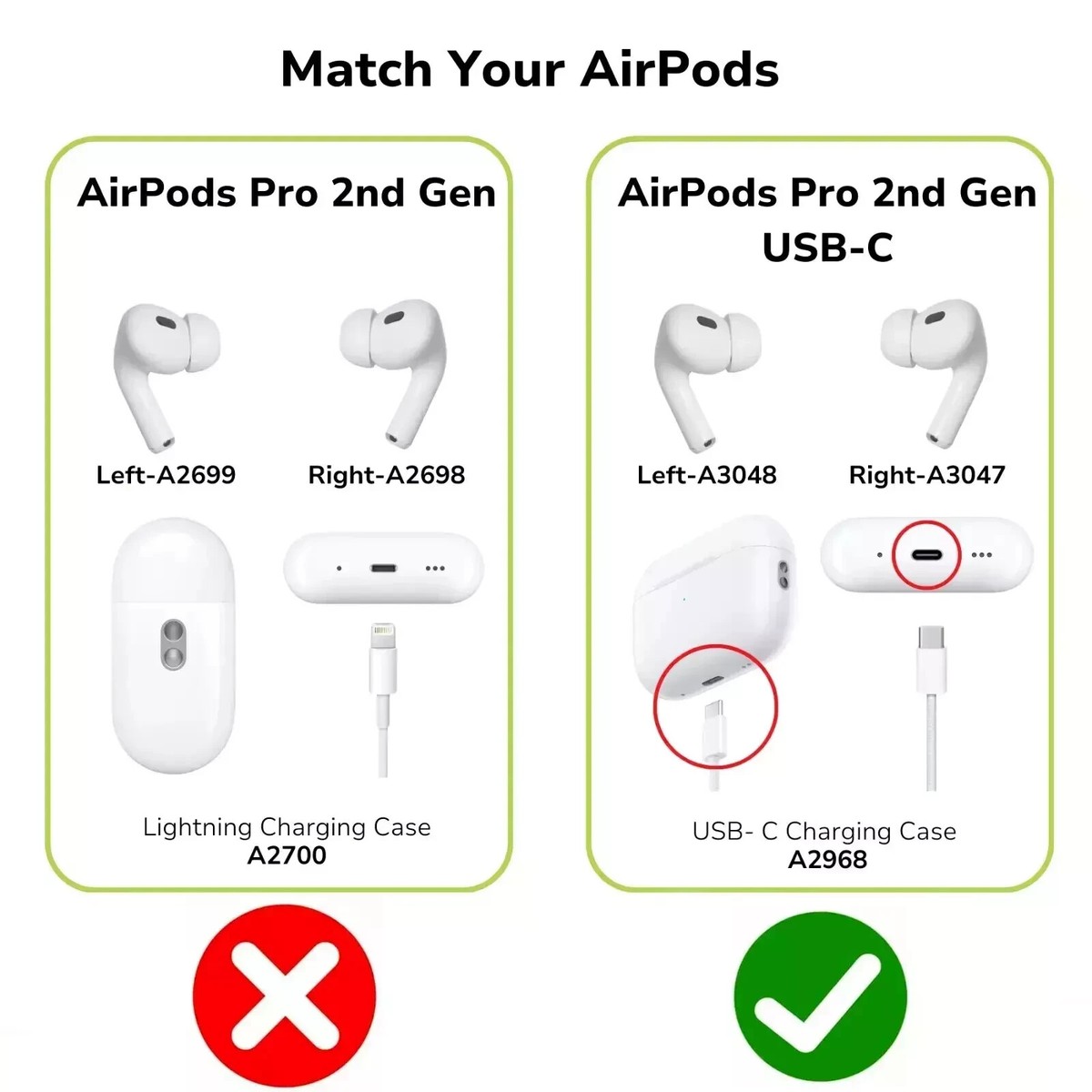 Apple AirPods Pro 2nd Gen A2968 Charger Only Case ONLY GOOD | eBay