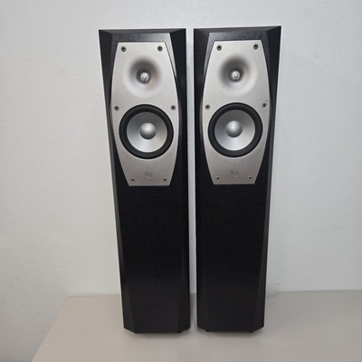 Pair INFINITY Black Onyx Interlude IL30 Bi-Wired Front Tower