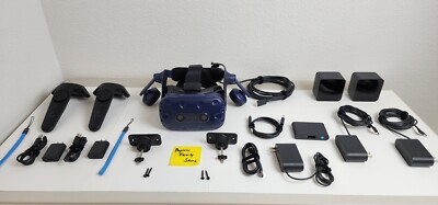 HTC VIVE Pro Headset VR Full Set Complete System Virtual Reality