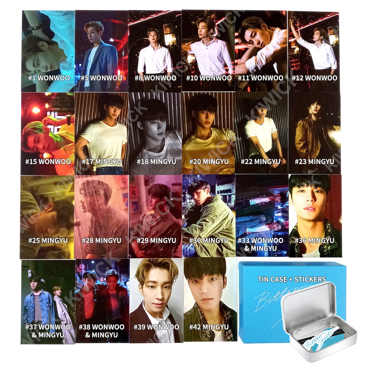 Seventeen SVT Wonwoo Mingyu Bitter Sweet Bittersweet Trading Photo