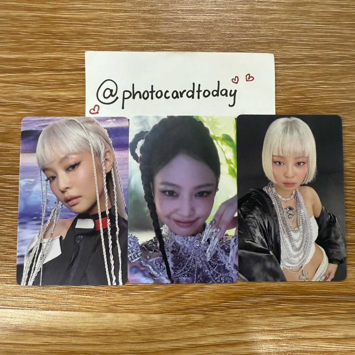 JENNIE BLACKPINK 1ST STUDIO ALBUM RUBY POB NFC CARD OFFICIAL