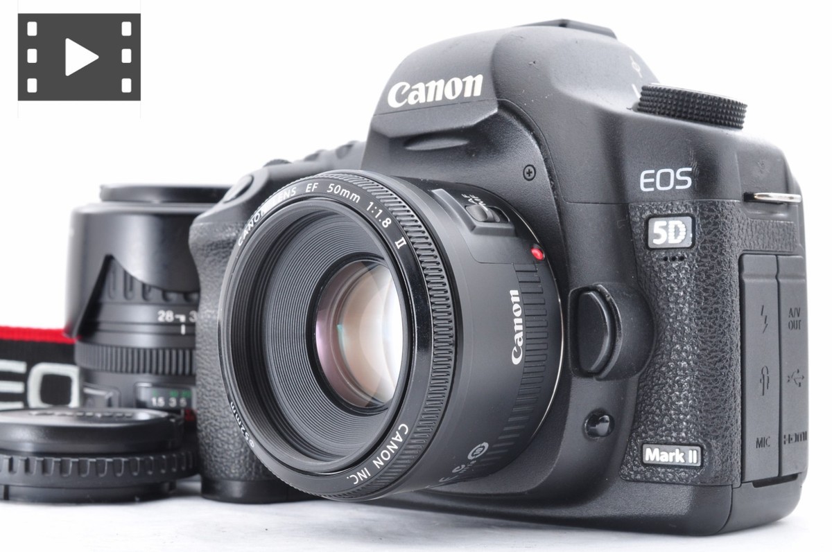 Canon EOS 5D Mark II DSLR + 50mm f/1.8 II + 28-105mm USM Lens Kit