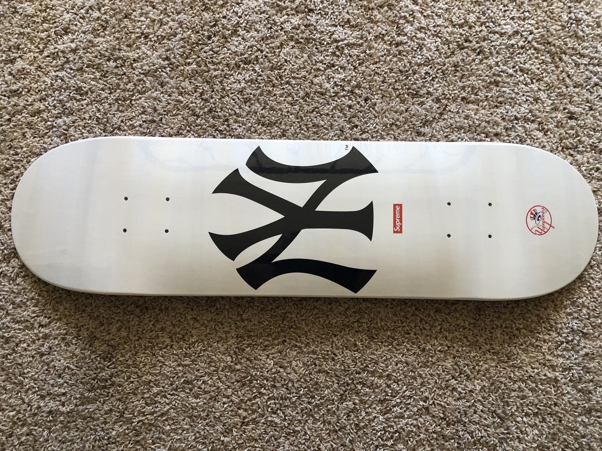 Supreme New York Yankees Skateboard Deck White S/S 15 | eBay