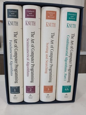 Art of Computer Programming, the, Volumes 1-4A Boxed Set by Donald