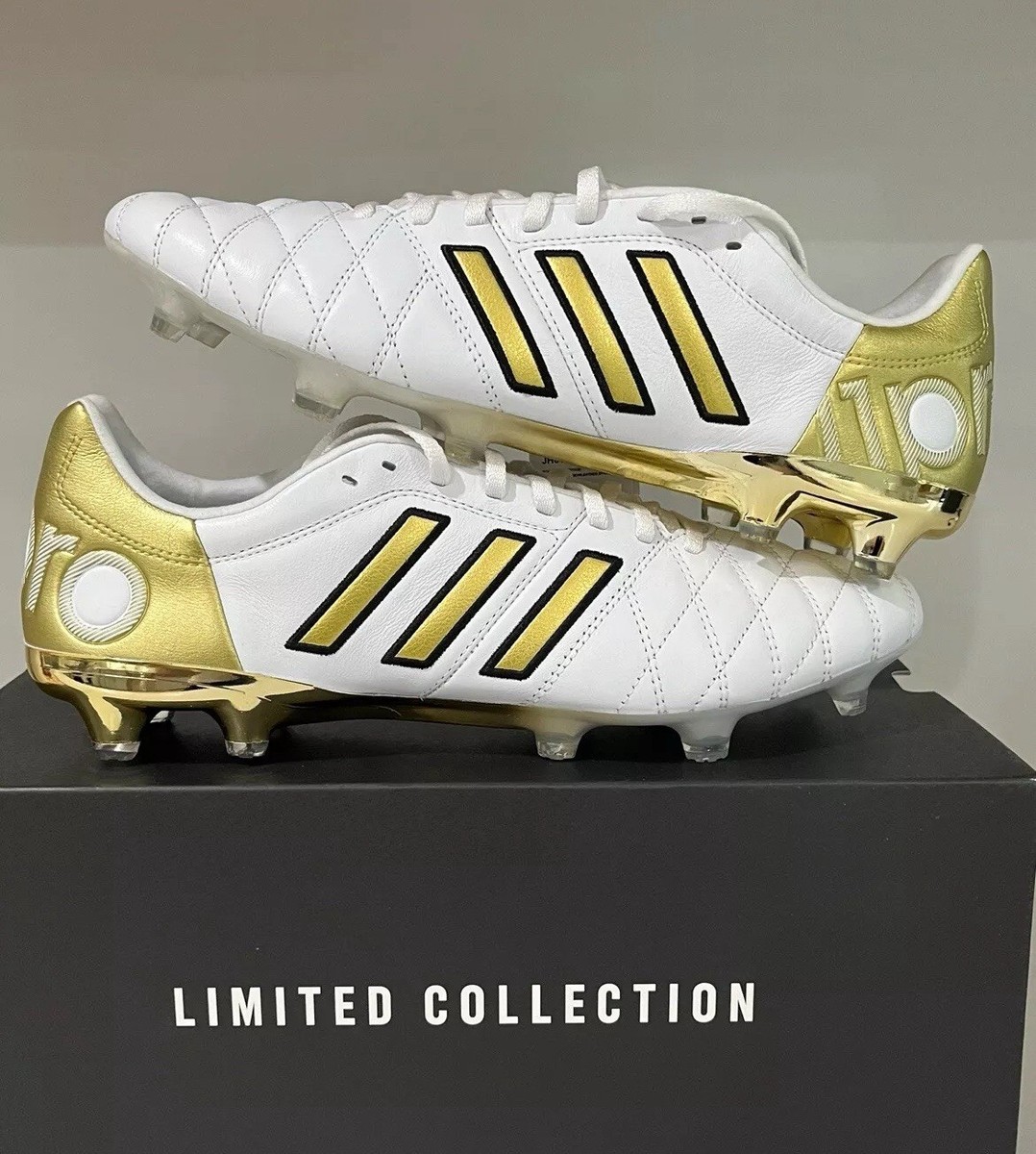 Size Men's 12 - Adidas 11Pro TK FG Toni Kroos Soccer Cleats White