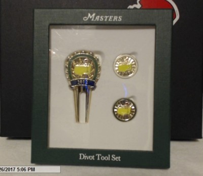2012 Dated Masters Golf Divot Tool And Ball Marker Set NWT | eBay