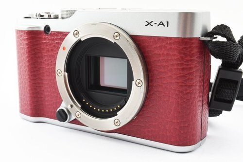 Near Mint Fujifilm X Series X-A1 Digital Camera Red | eBay
