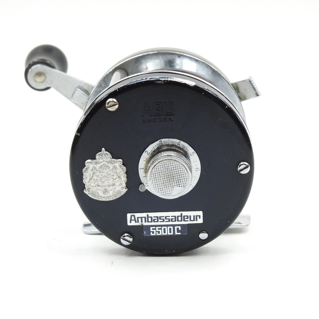 Abu Garcia Ambassadeur 5500C Fishing Reel. Black. Made in Sweden