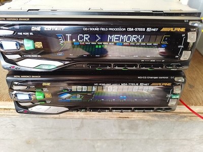 Alpine CDA-5755 MDA-7755J Set CD MD Player Car Audio JDM Tested