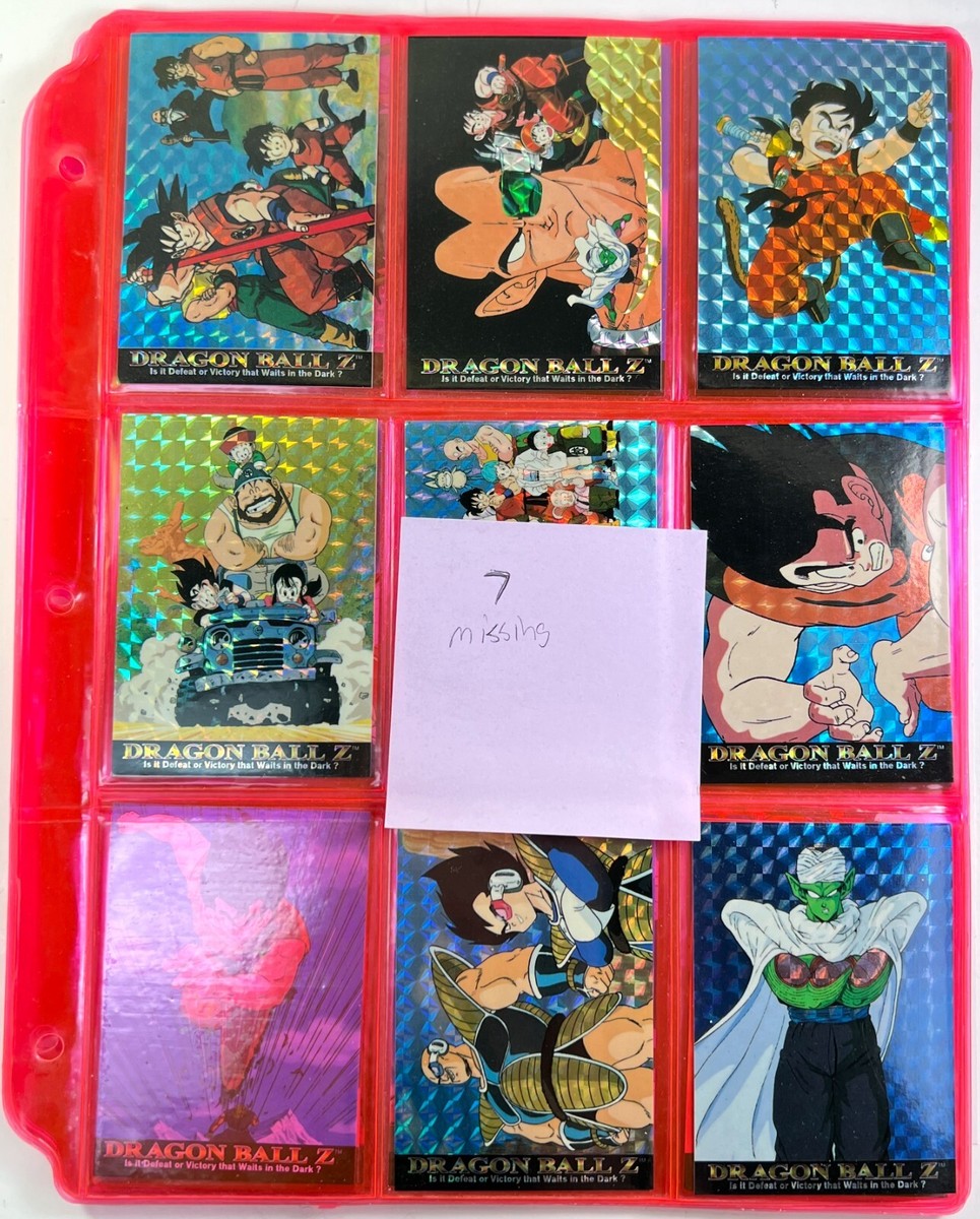 1996 Dragon Ball Z Artbox Series 1 - 60 Card Set Missing One Card