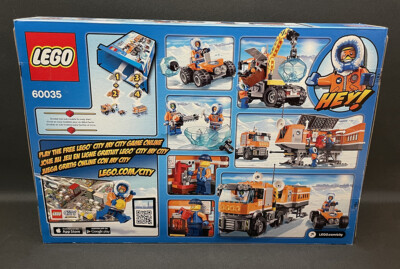 New in Box LEGO 60035 City Arctic Outpost w/3 MiniFigures Sealed