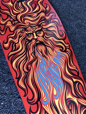 santa cruz jason jesse Sun God skateboard deck | eBay