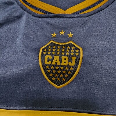 2007 Nike Boca Juniors Home Soccer Jersey Juan Roman Riquelme Men