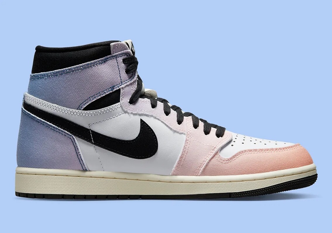 Jordan 1 Retro High OG 'Skyline' White Orange Blue DX0054-805 Mens