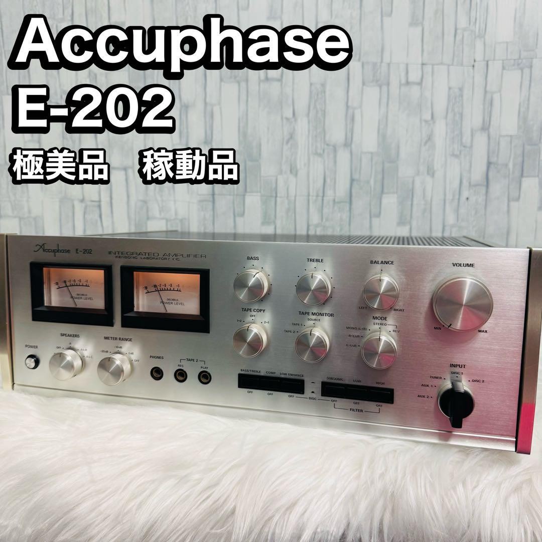 ACCUPHASE E-202 Integrated Amplifier Transistor AC100V/117V/220V