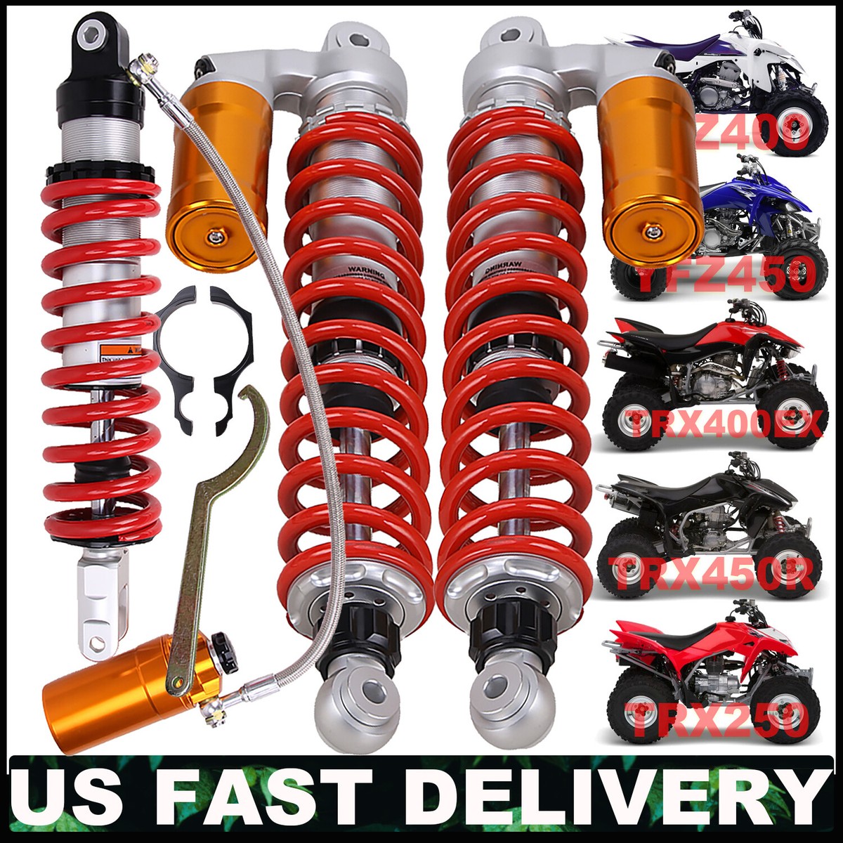 LTZ400 Stage 4 Front Rear Shocks Suspension Kit For Suzuki Z400