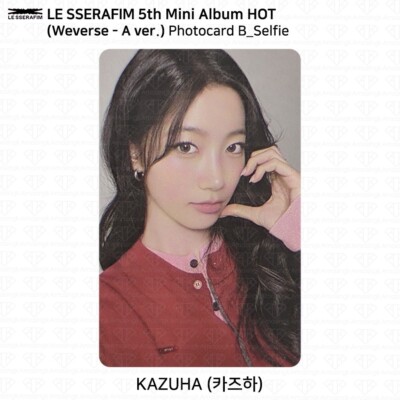 Le Sserafim 5th Mini Album HOT Weverse ver Official Photocard KPOP