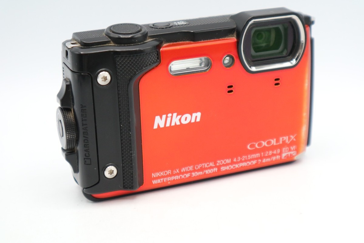 Nikon COOLPIX W300 orange16.0MP Waterproof Digital Camera | eBay