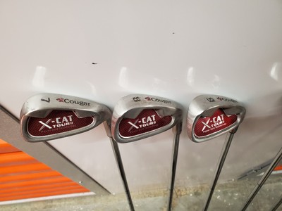 Cougar X-Cat Tour II Ladies Set 7,8,9,P,S Irons 3/5, 4/5 Woods (7