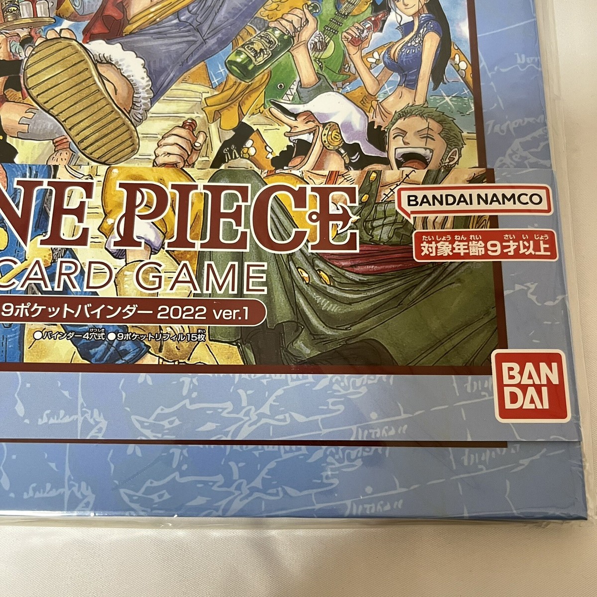 ONE PIECE Card Game 9 Pocket Binder 2022 Ver.1 2 3 Complete Set JP