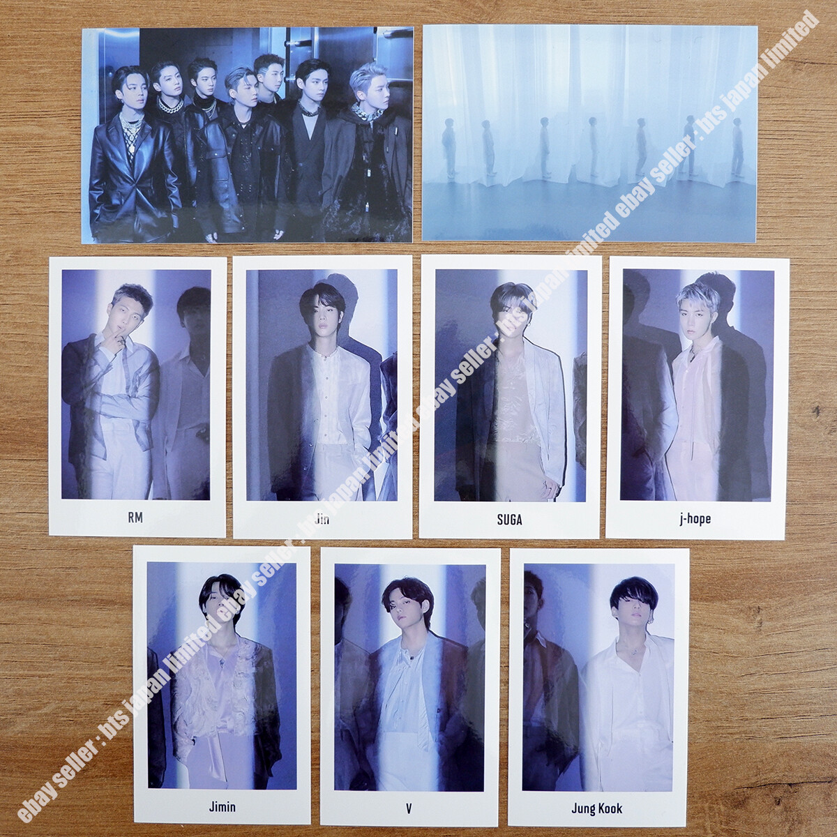 BTS EXHIBITION PROOF in TOKYO Lucky Draw Photocard RM JIN SUGA