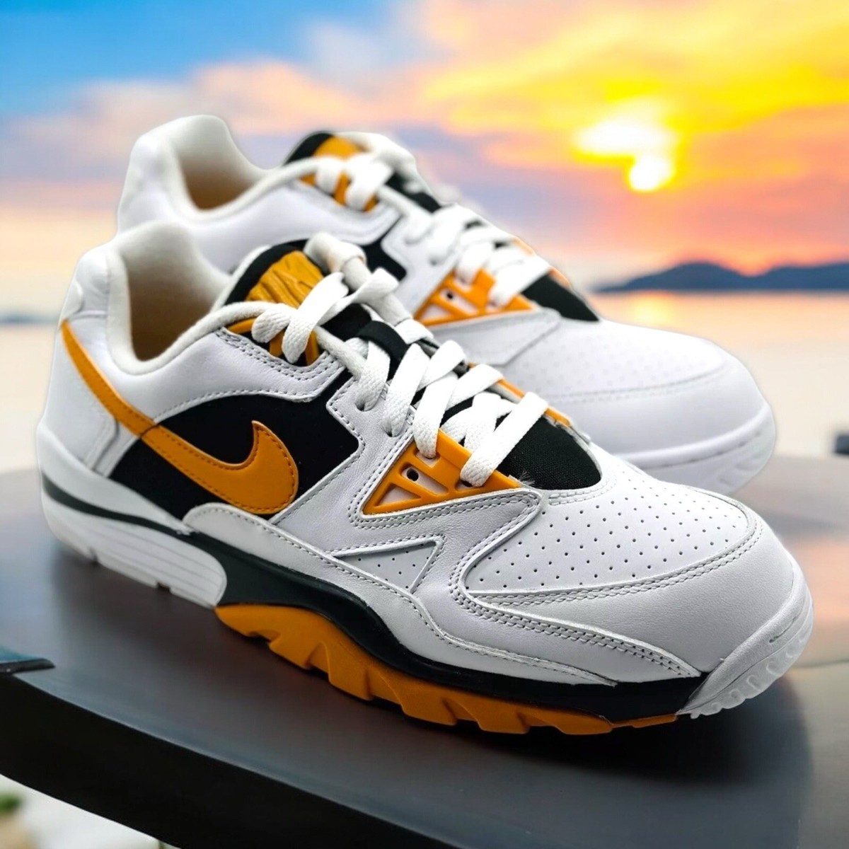 Nike Air Cross Trainer 3 Low Steelers White Orange DZ5423 Mens 12