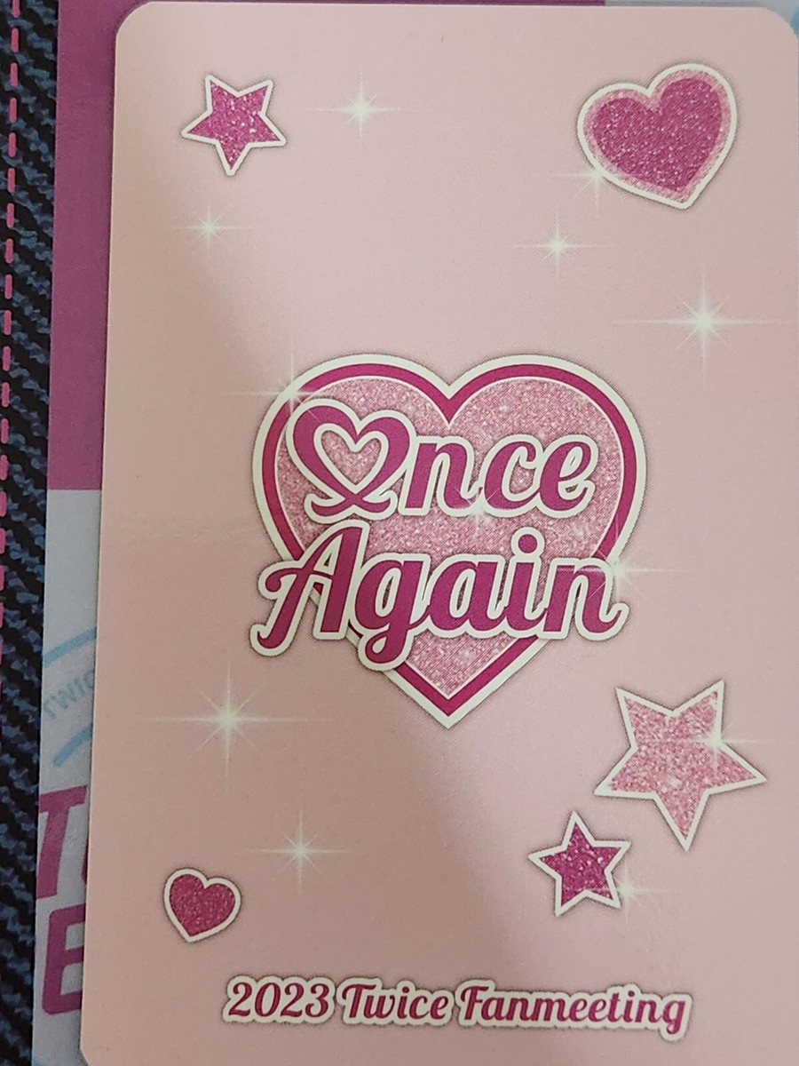 TWICE PHOTOCARD BINDER 2023 FANMEETING ONCE AGAIN popup store