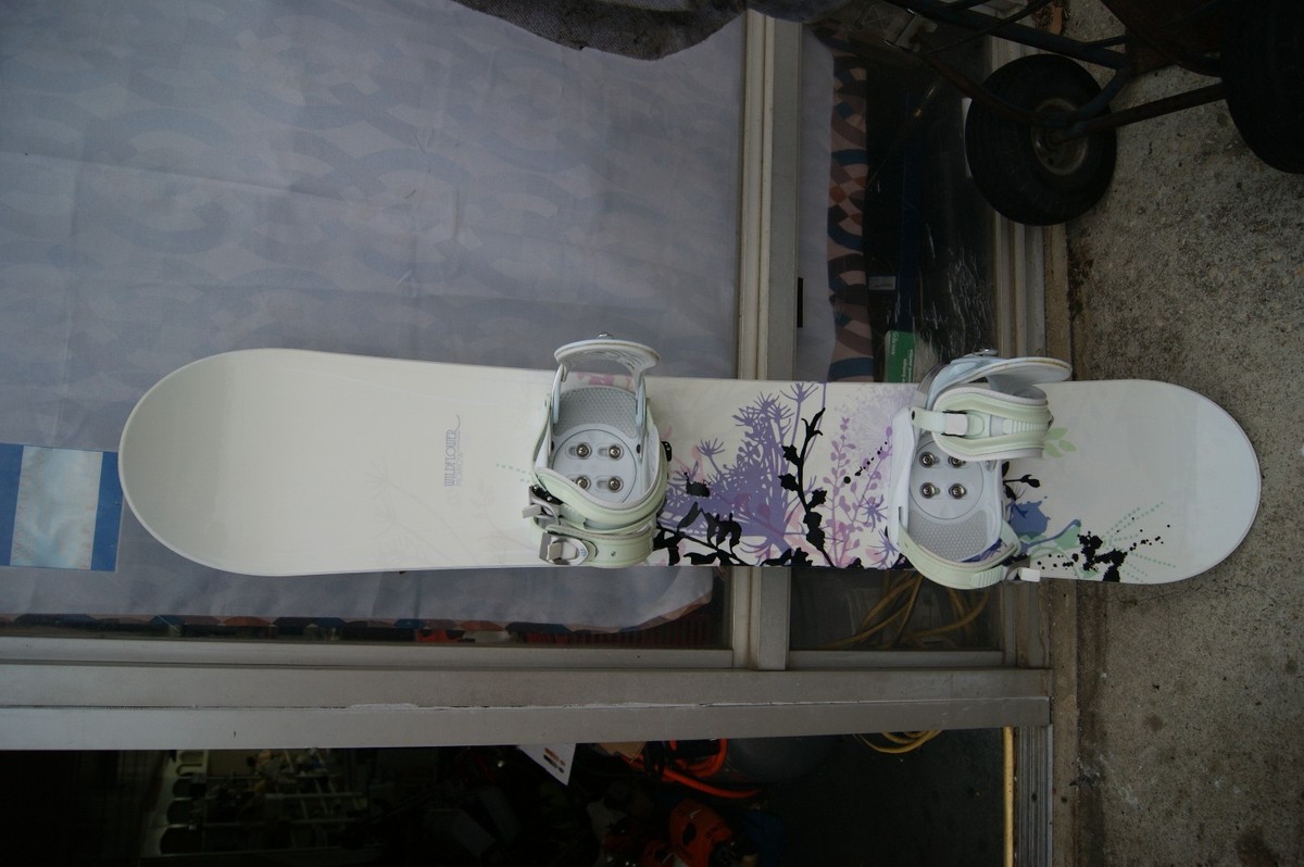 MORROW WILDFLOWER 48 SNOW BOARD WITH BINDERS IN GREAT CONDITION | eBay