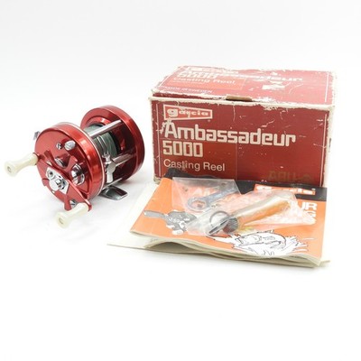 Abu Garcia Ambassadeur 5000 Fishing Reel. Made in Sweden. W/ Box