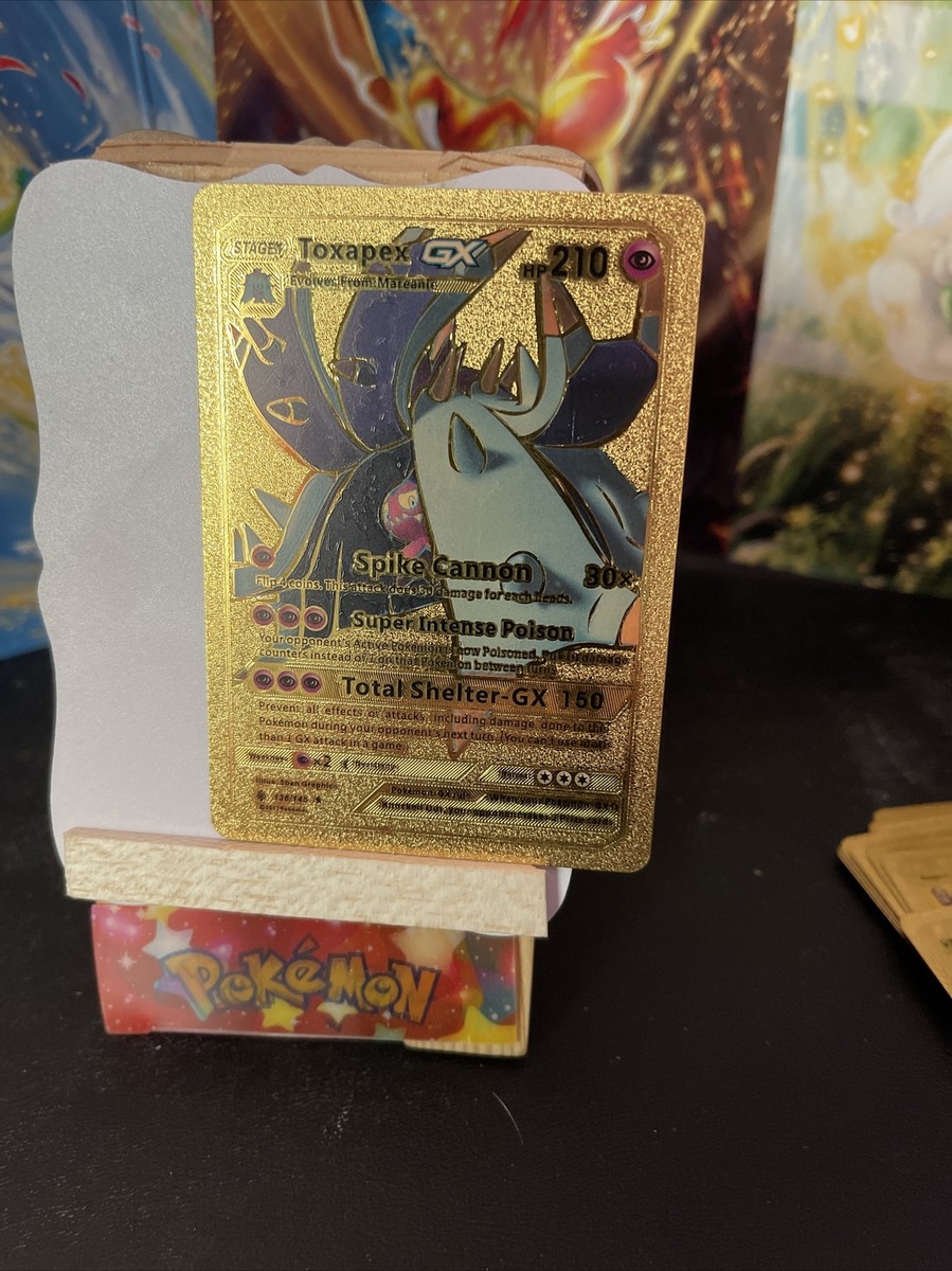 Toxapex Gx Gold Foil 🔥Fan Art 🔥Card NM | eBay