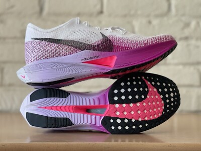 Nike Zoomx Vaporfly Next% 3 White/Black-Vivid Purple Running Men