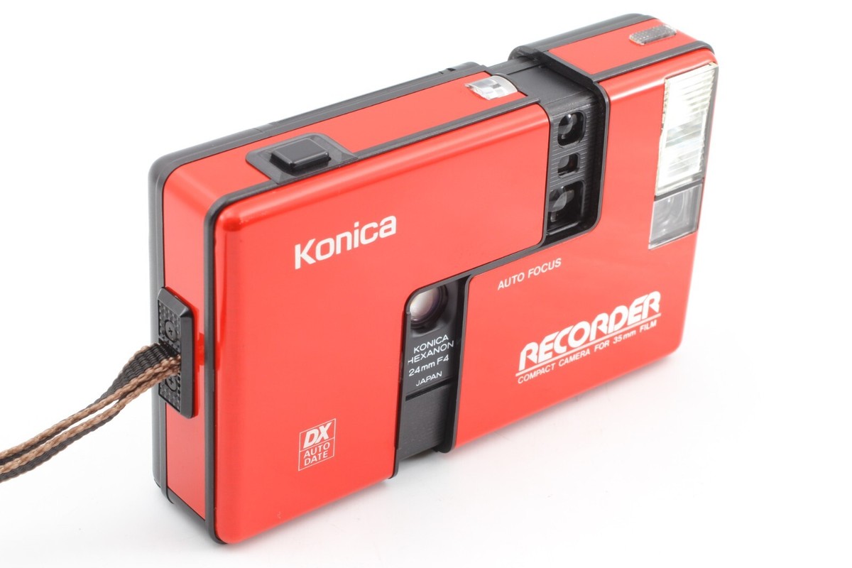 Mint++ In Case👘New Seals] Konica Recorder DX Red Half Frame Film