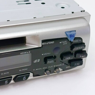 KENWOOD Car Audio MD Receiver RX-670MD 12V Stereo Tested From