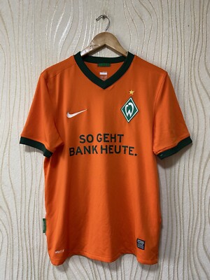 WERDER BREMEN 2009 2010 AWAY FOOTBALL SHIRT SOCCER JERSEY NIKE