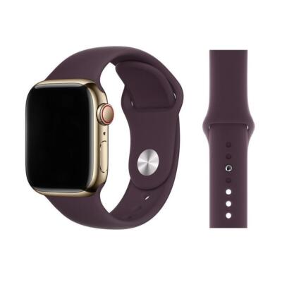 Genuine Apple Watch Sport Band Strap 44mm 45mm 46mm - Dark Cherry