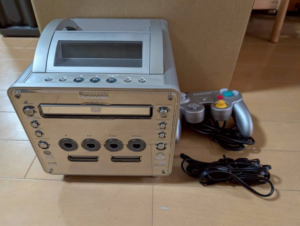 JUNK】 Panasonic Q GAMECUBE SL-GC10 DVD Game Player Console Power