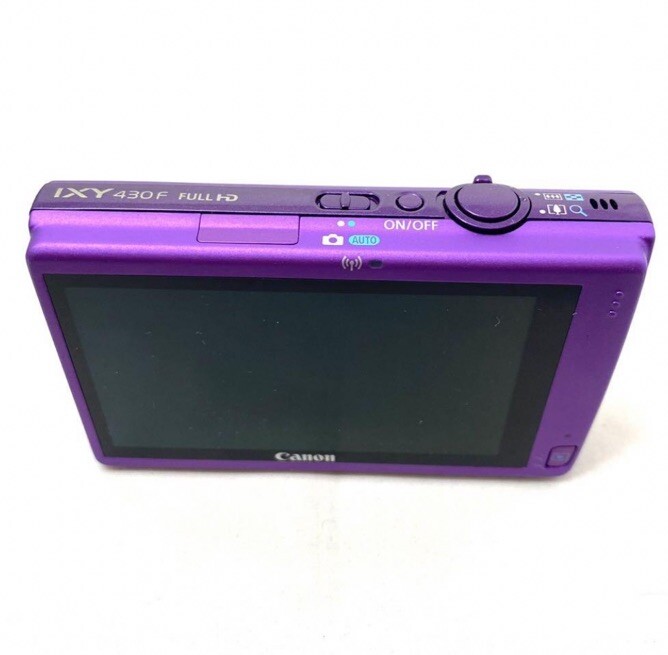 Canon IXY 430F 430 F 16.1 MP Compact Digital Camera Silver Purple