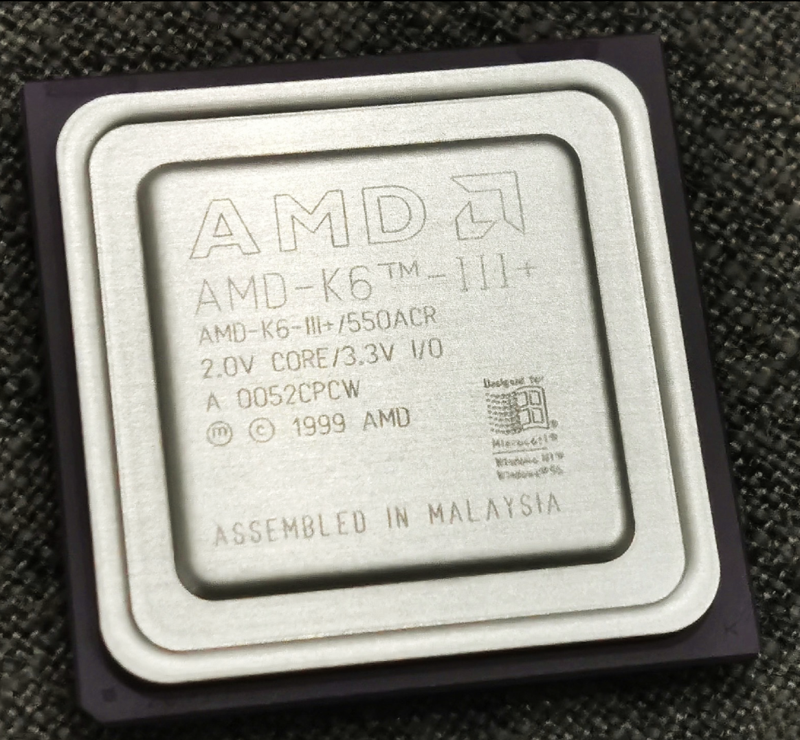 1PCS New AMD-K6-III+/550ACR, with the strongest and highest