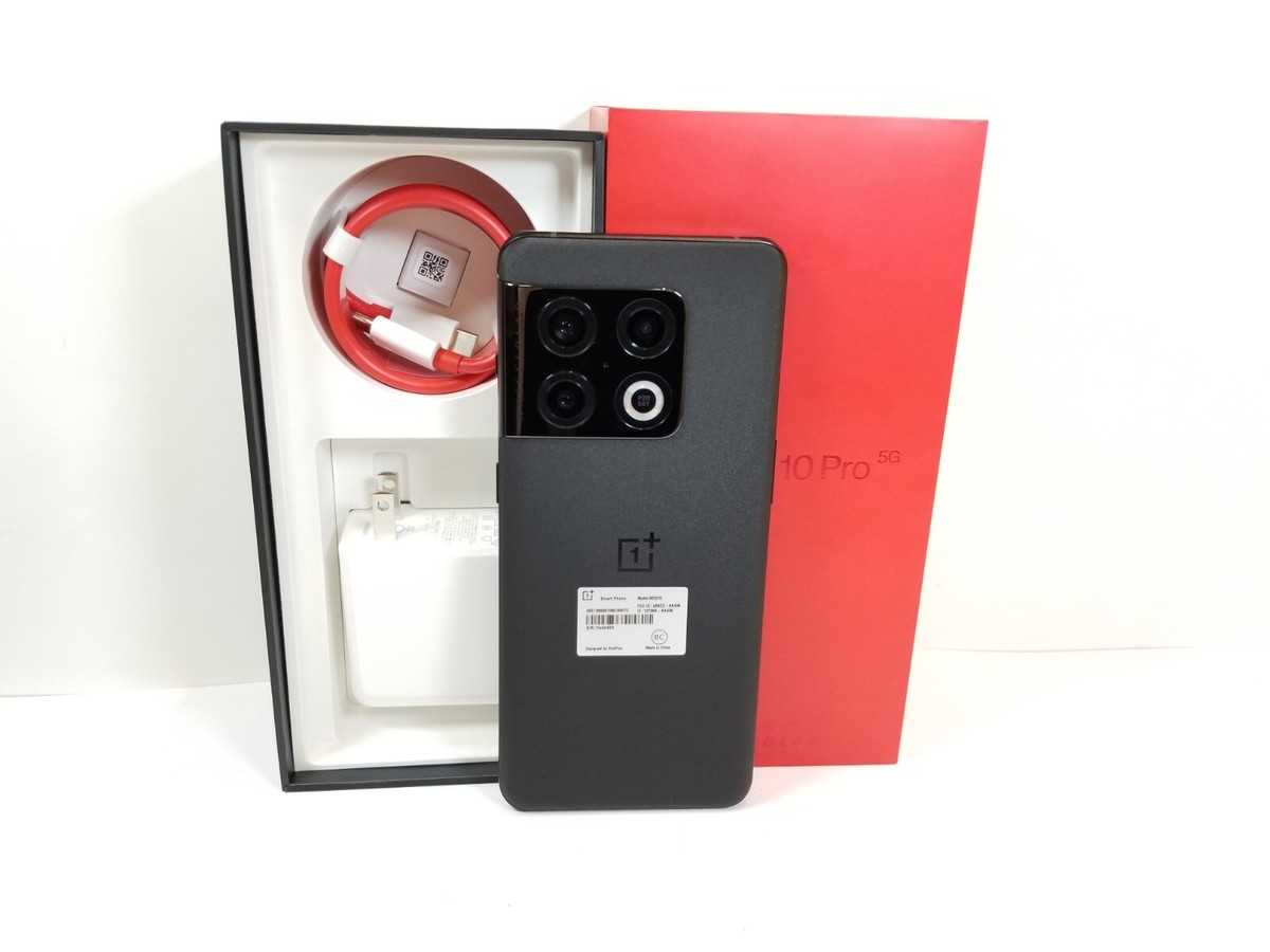 OnePlus 10 Pro 5G 128GB Unlocked Volcanic Black Triple Camera