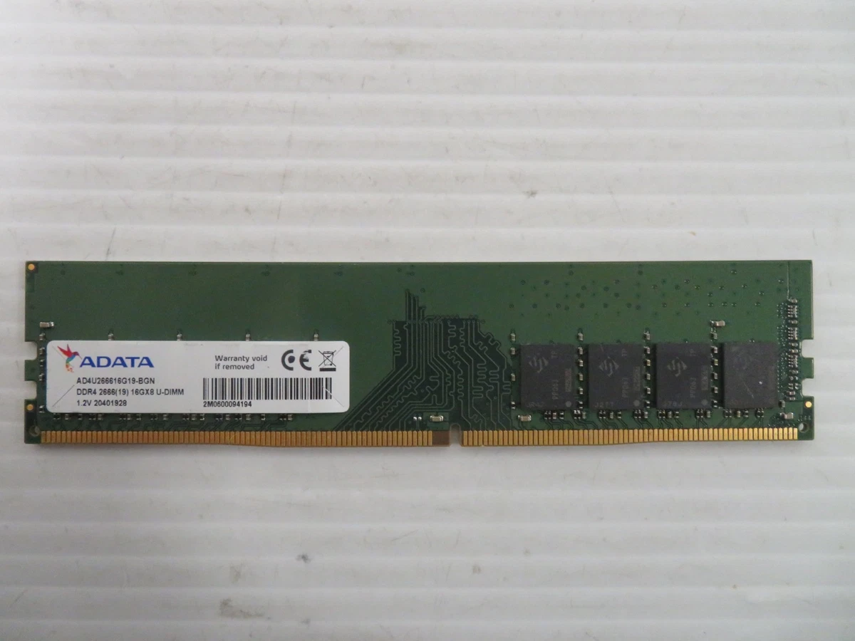 ADATA DDR4 SDRAM 16 GB Capacity per Module Memory (RAM) for sale