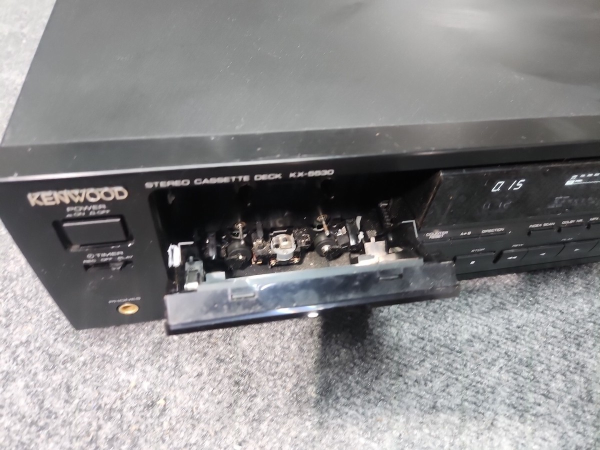 Kenwood KX-5530 Auto-Reverse Stereo Cassette Deck EX Made in Japan