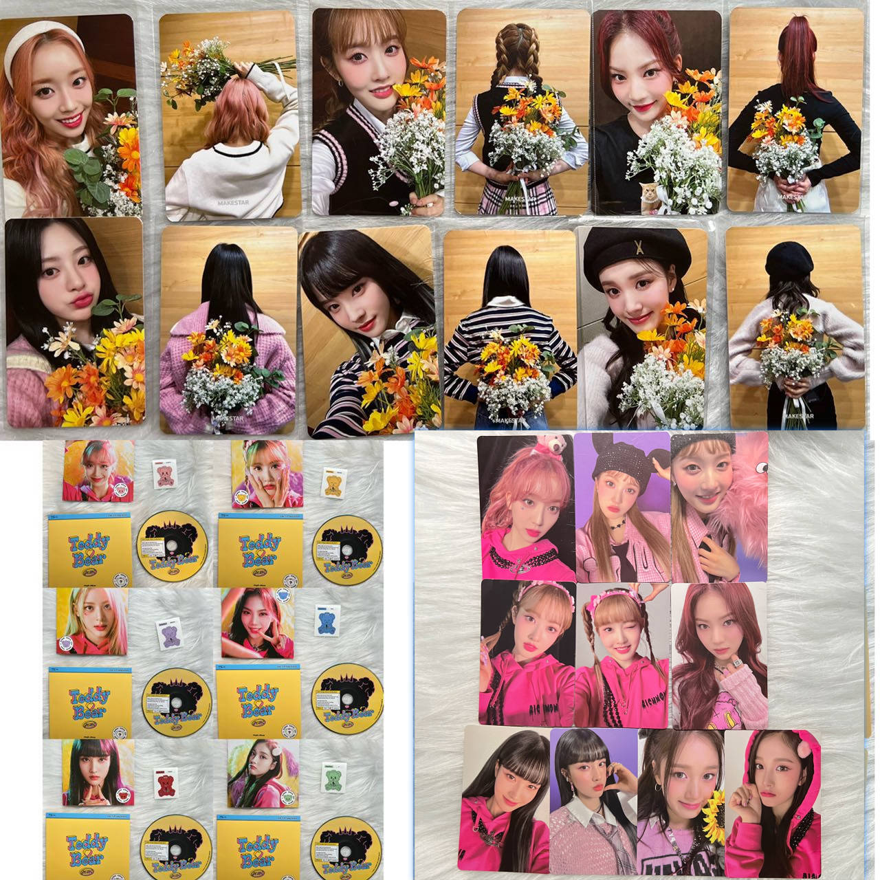 STAYC Photocard TEDDY BEAR makestar POB flower DIGIPACK VER. ALBUM