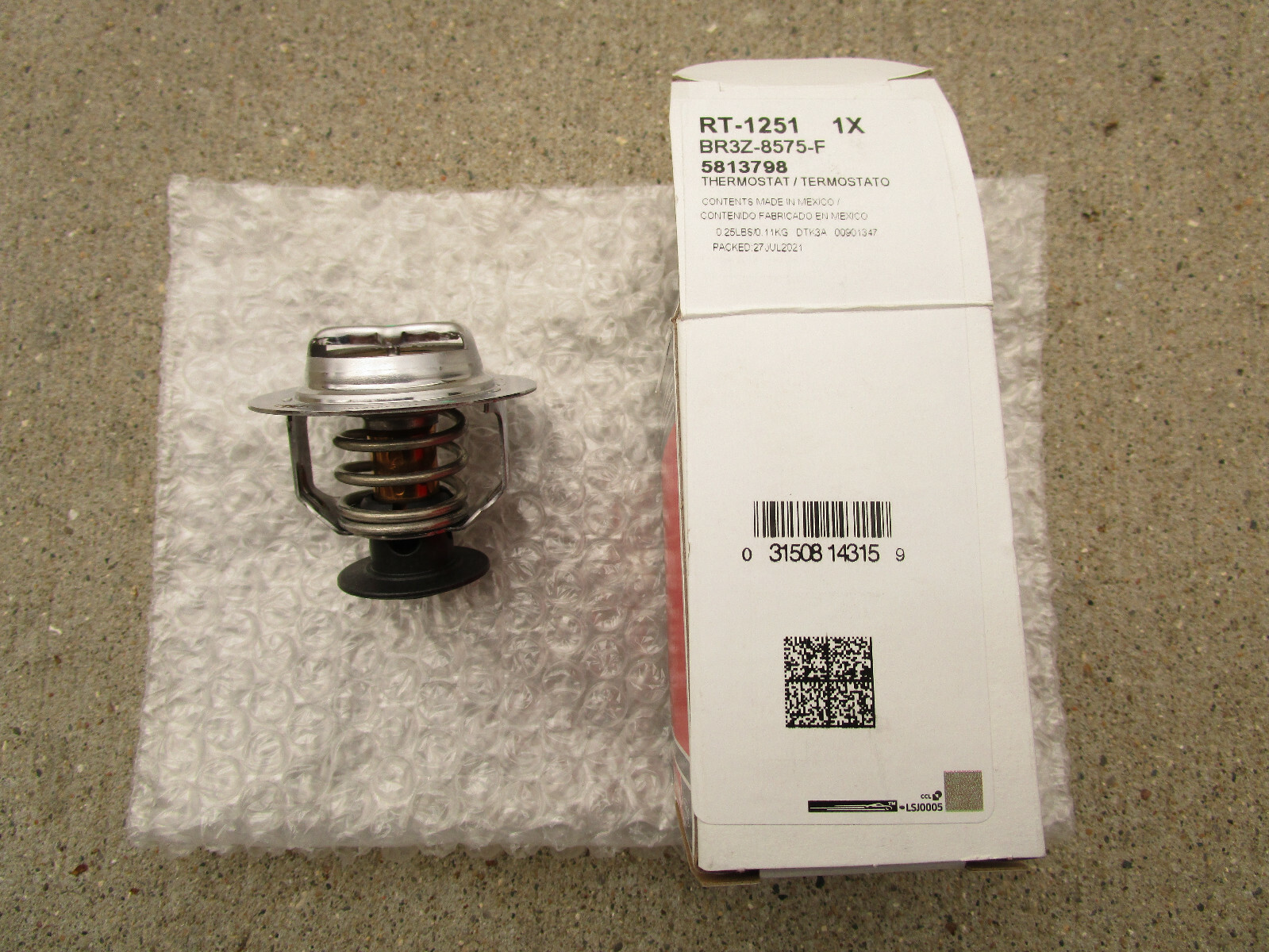 FORD LINCOLN BR3Z-8575-F MOTORCRAFT RT-1251 ENGINE COOLANT