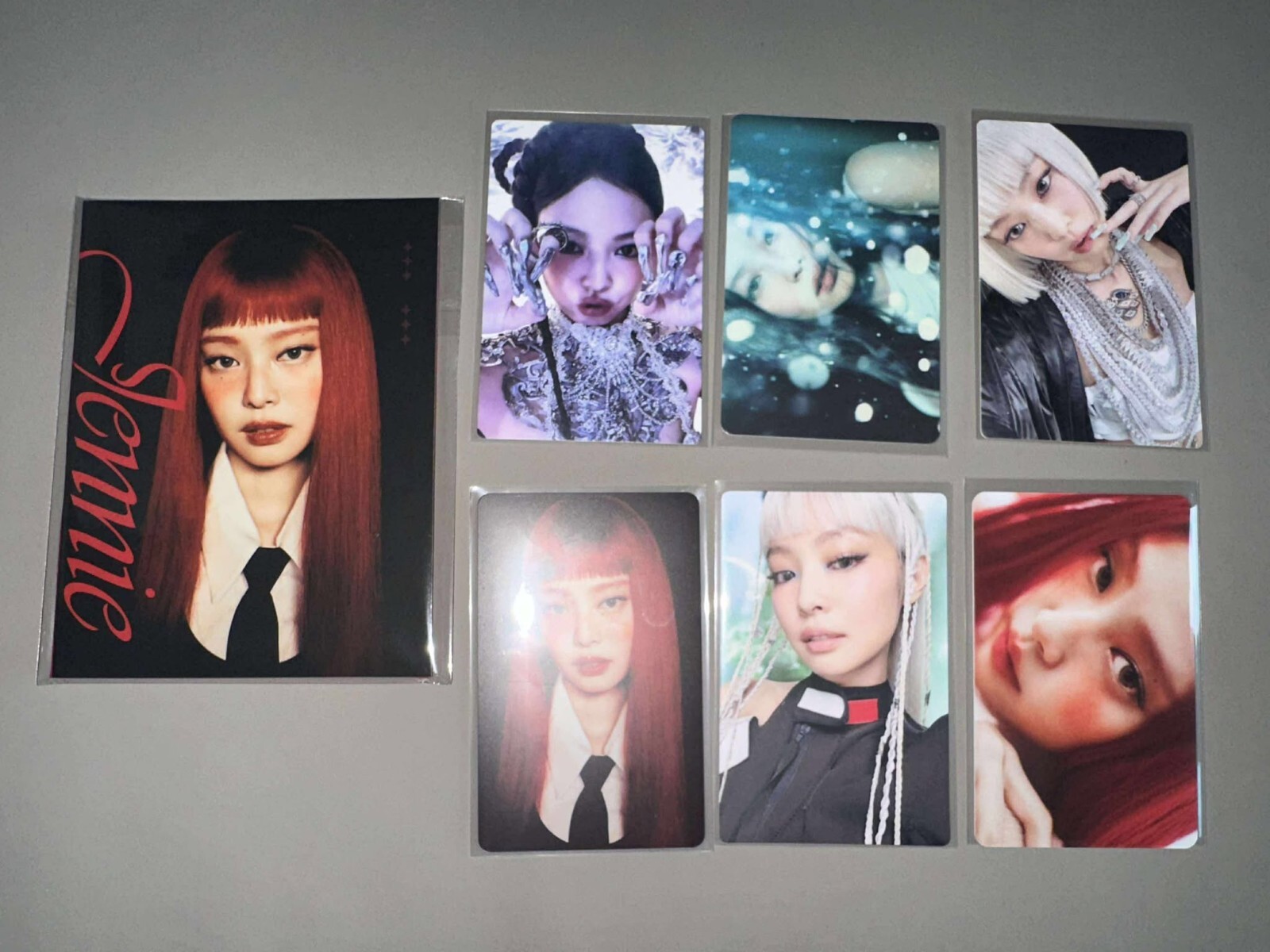BLACKPINK JENNIE OFFICIAL RUBY JUMPUP QQ MUSIC POB PHOTOCARD SET