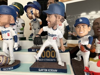 👑⚾️ Clayton Kershaw 3000 Strikeout LA Dodgers Bobblehead 9/20