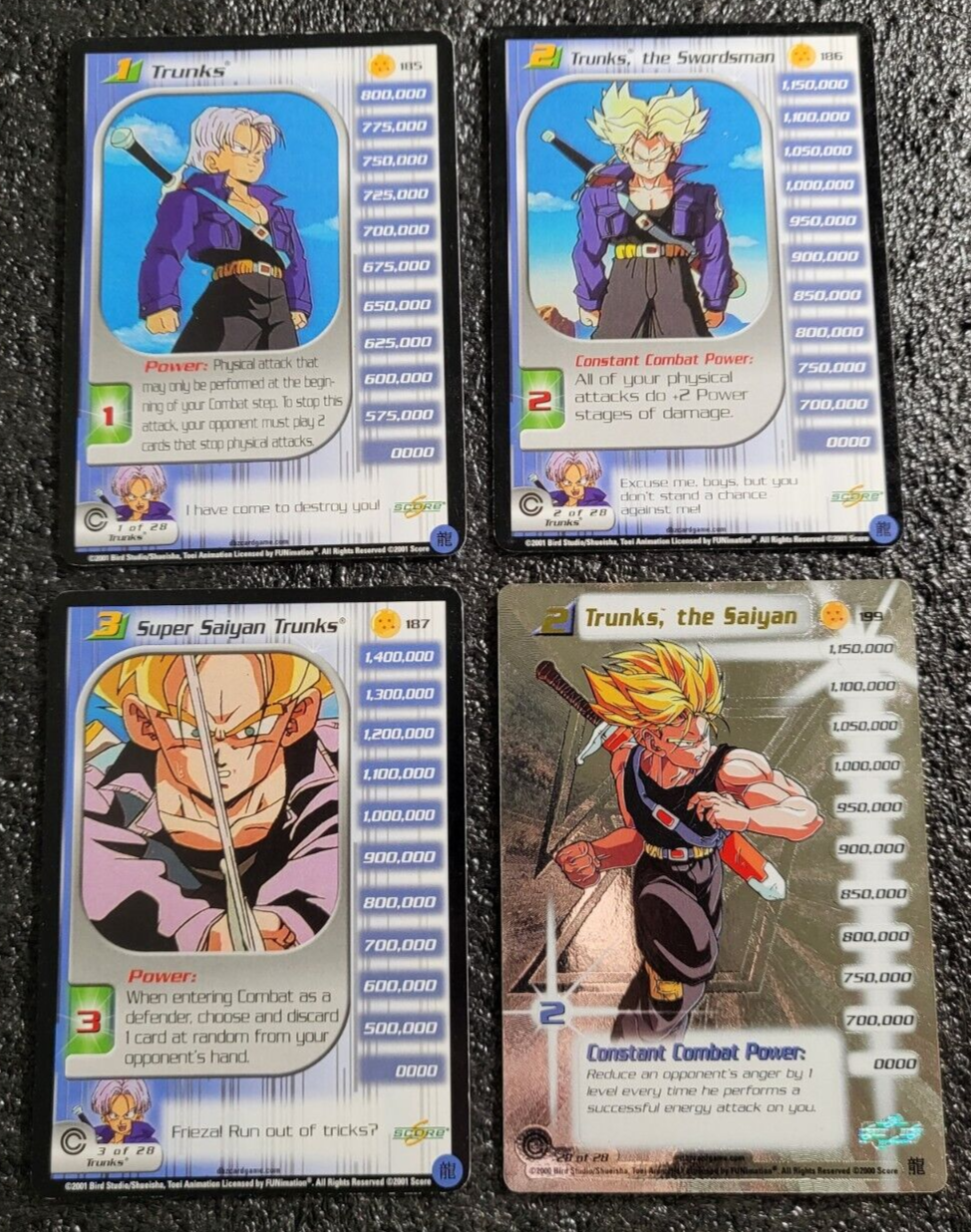 Limited Trunks Saga Starter Set Saiyan Personality Lv1-3 HT DBZ