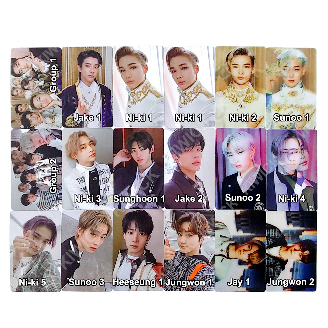 ENHYPEN Mini Album BORDER : CARNIVAL Official Photo LENTICULAR