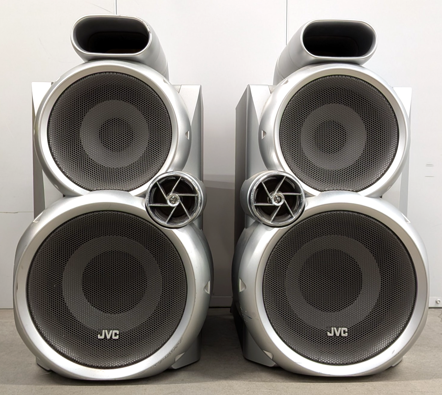 SET OF 2) JVC SP-MXGC5 Twin Tube Speakers *FULLY FUNCTIONAL* MX